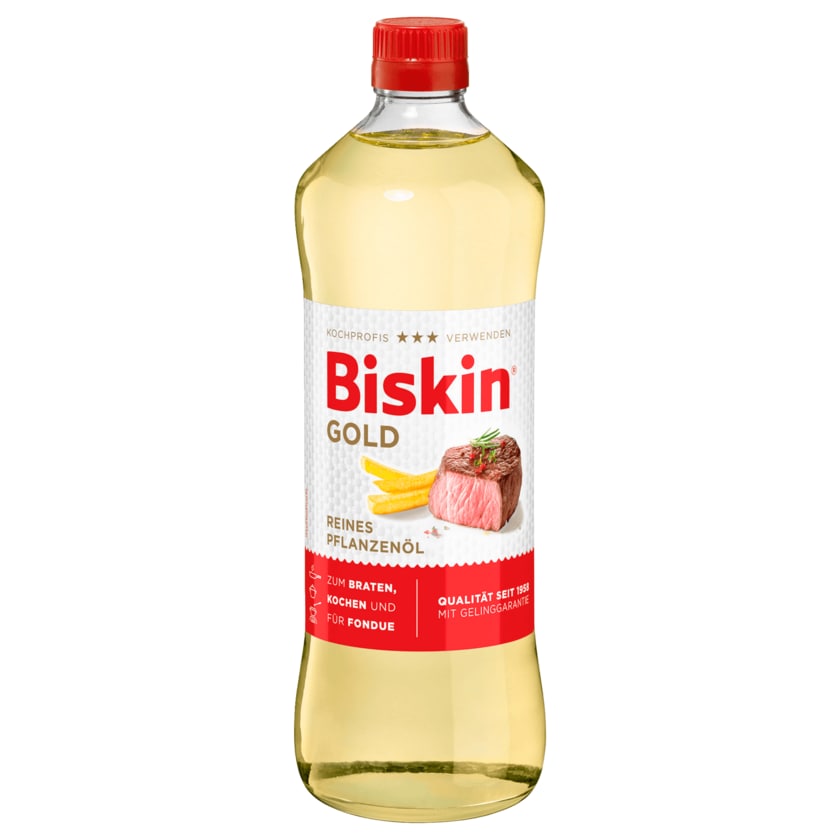 Biskin Reines Pflanzenöl Gold 750ml